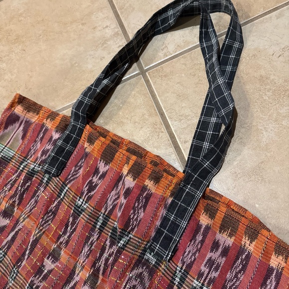 Colorful Patterned Tote Bag - Picture 4 of 7